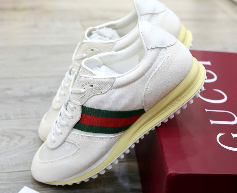 Giày Gucci Re-Motion Variation White Original GG Canvas Best Quality