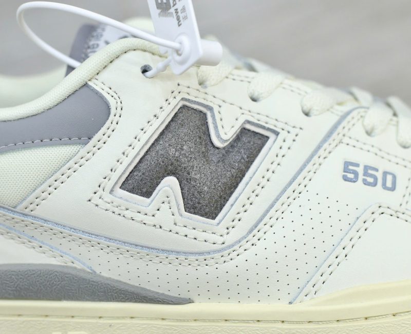 Giày New Balance Aime Leon Dore x 550 Silver White Best Quality