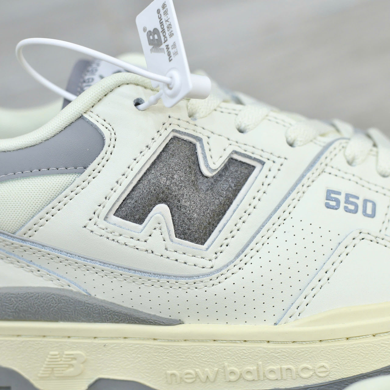 Giày New Balance Aime Leon Dore x 550 Silver White Best Quality