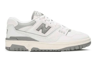 Giày New Balance Aime Leon Dore x 550 Silver White Best Quality