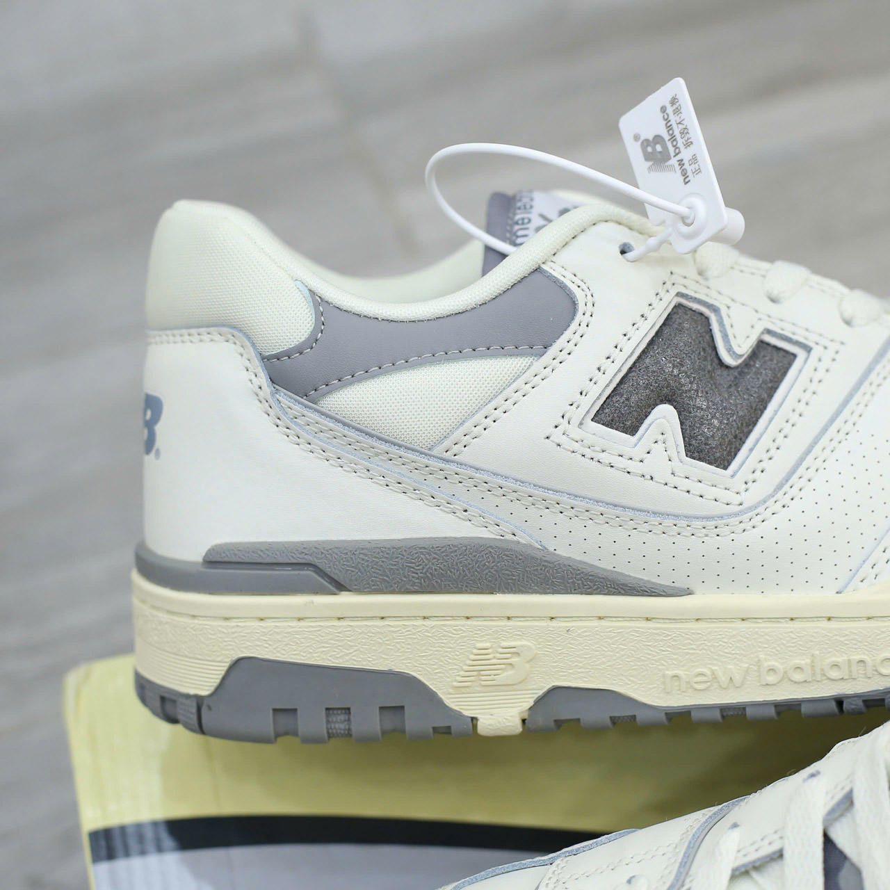 Giày New Balance Aime Leon Dore x 550 Silver White Best Quality
