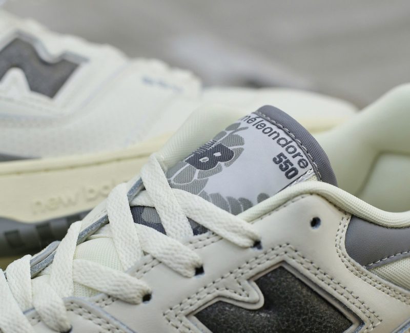 Giày New Balance Aime Leon Dore x 550 Silver White Best Quality