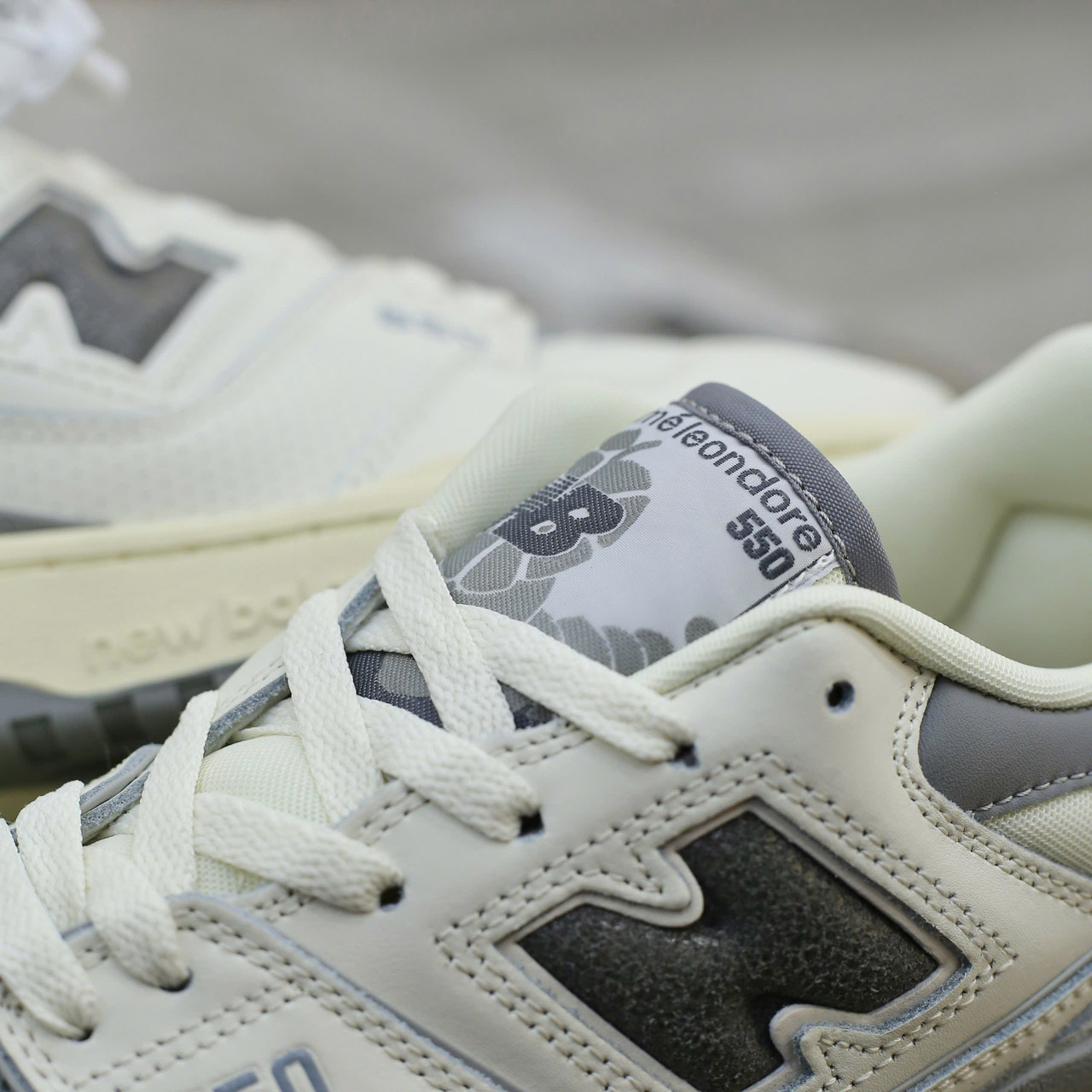Giày New Balance Aime Leon Dore x 550 Silver White Best Quality