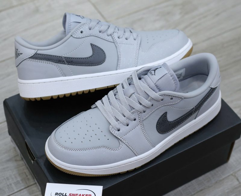 Giày Nike Air Jordan 1 Low Golf ‘Wolf Grey Gum’ Best Quality