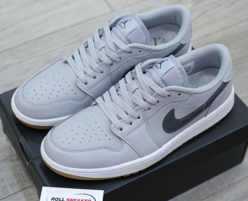 Giày Nike Air Jordan 1 Low Golf ‘Wolf Grey Gum’ Best Quality