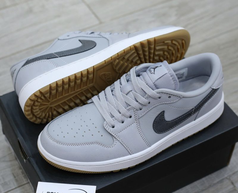 Giày Nike Air Jordan 1 Low Golf ‘Wolf Grey Gum’ Best Quality