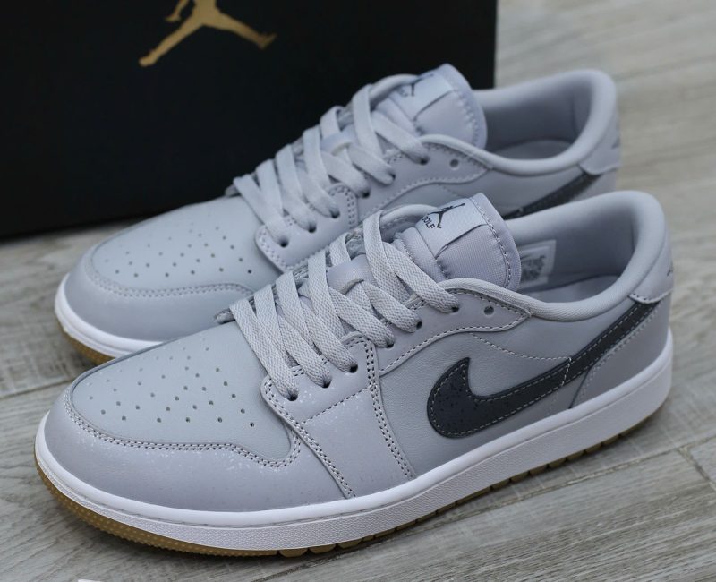 Giày Nike Air Jordan 1 Low Golf ‘Wolf Grey Gum’ Best Quality