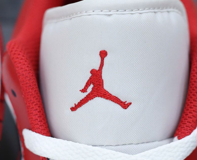 Giày Nike Air Jordan 1 Low Gym Red White Real