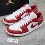 Giày Nike Air Jordan 1 Low Gym Red White Real