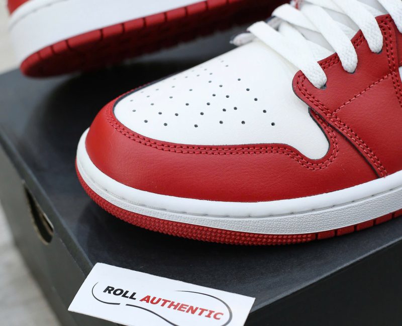 Giày Nike Air Jordan 1 Low Gym Red White Real