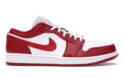 Giày Nike Air Jordan 1 Low Gym Red White Real