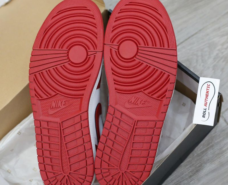 Giày Nike Air Jordan 1 Low Gym Red White Real