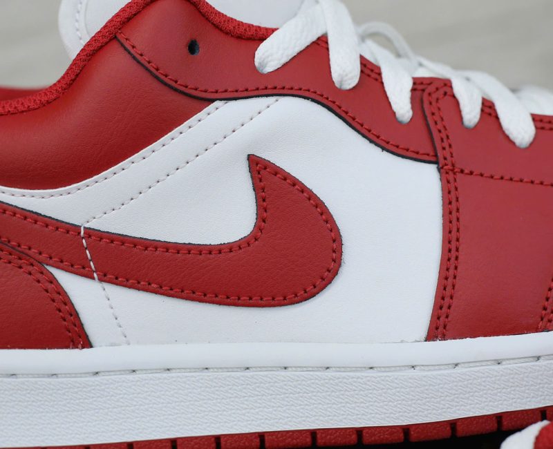 Giày Nike Air Jordan 1 Low Gym Red White Real
