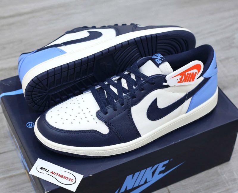 Giày Nike Air Jordan 1 Low OG ‘Obsidian UNC’ Real