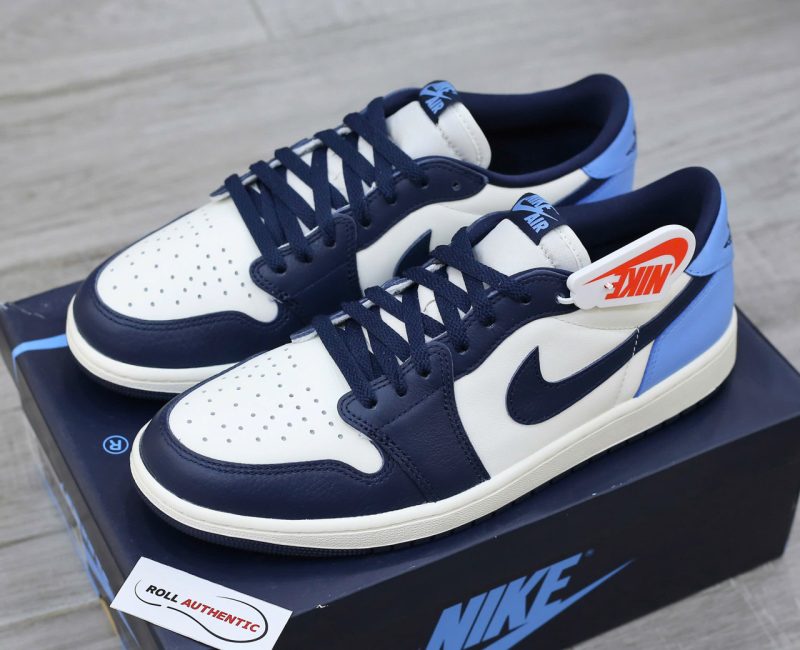 Giày Nike Air Jordan 1 Low OG ‘Obsidian UNC’ Real