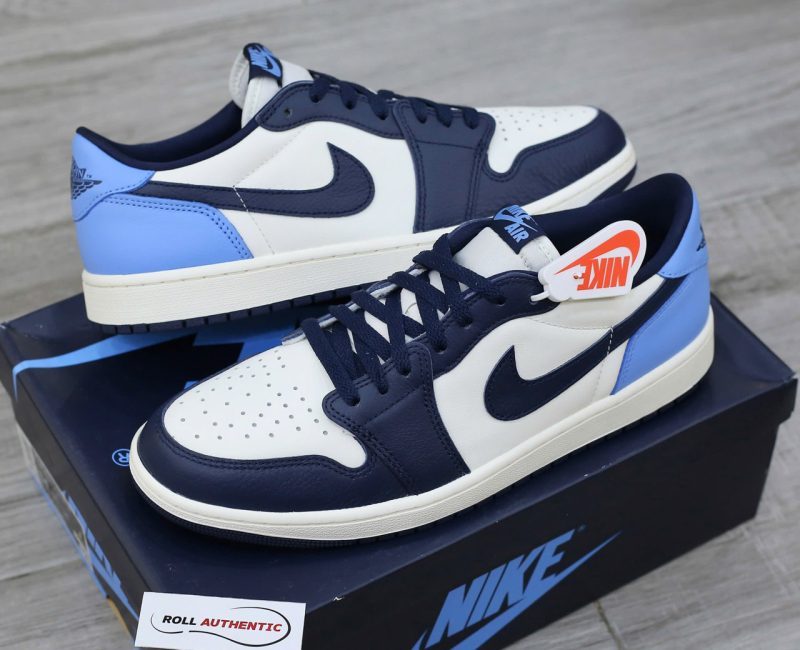 Giày Nike Air Jordan 1 Low OG ‘Obsidian UNC’ Real