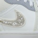 Giày Nike Air Jordan 1 Low Sail Soft Pearl Real