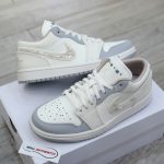 Giày Nike Air Jordan 1 Low Sail Soft Pearl Real