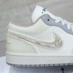 Giày Nike Air Jordan 1 Low Sail Soft Pearl Real