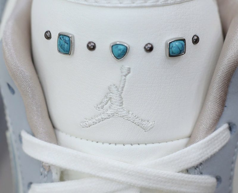 Giày Nike Air Jordan 1 Low Sail Soft Pearl Real