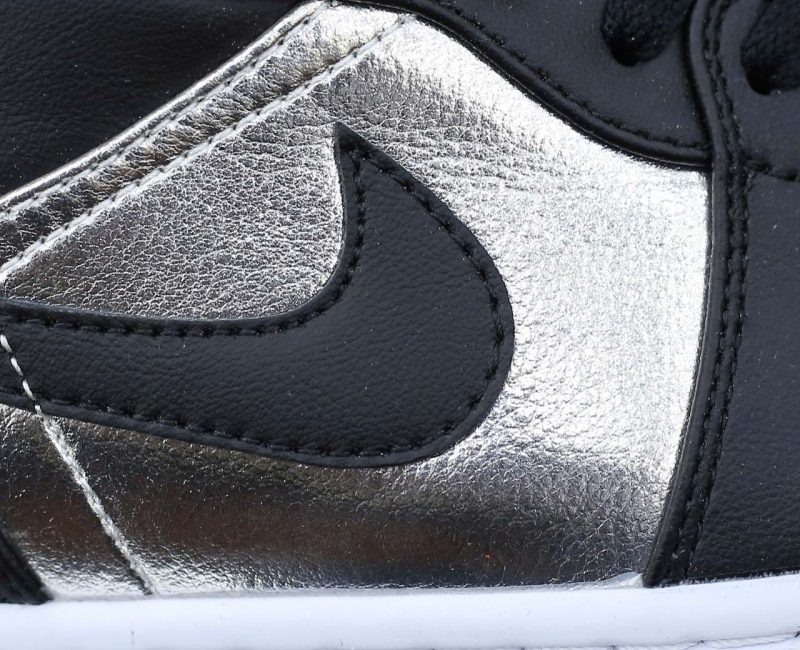 Giày Nike Air Jordan 1 Low SE Black Metallic Silver Best Quality