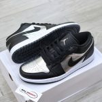Giày Nike Air Jordan 1 Low SE Black Metallic Silver Best Quality