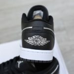 Giày Nike Air Jordan 1 Low SE Black Metallic Silver Best Quality