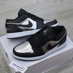 Giày Nike Air Jordan 1 Low SE Black Metallic Silver Best Quality