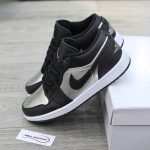 Giày Nike Air Jordan 1 Low SE Black Metallic Silver Best Quality