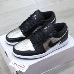 Giày Nike Air Jordan 1 Low SE Black Metallic Silver Best Quality