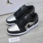 Giày Nike Air Jordan 1 Low SE Black Metallic Silver Best Quality