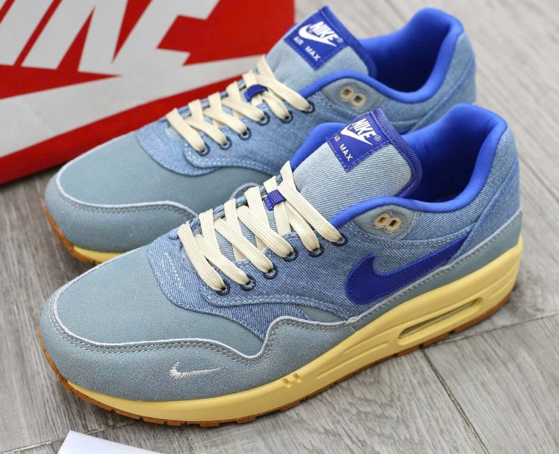Giày Nike Air Max 1 Premium Dirty Denim ‘Deep Royal Blue’ Best Quality