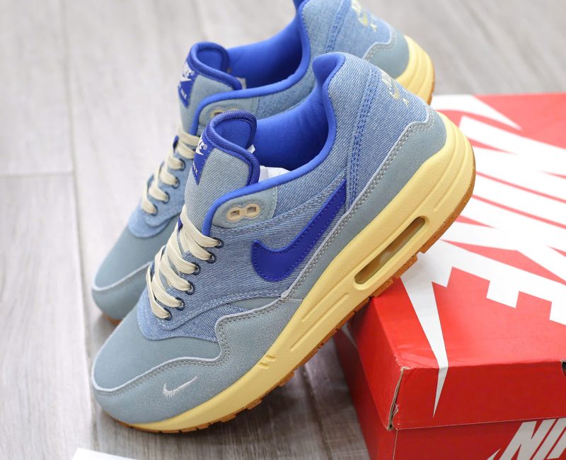 Giày Nike Air Max 1 Premium Dirty Denim ‘Deep Royal Blue’ Best Quality