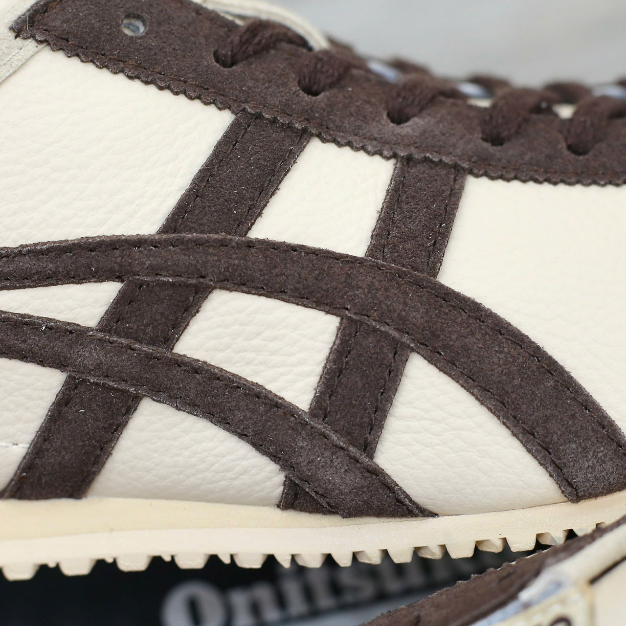 Giày Onitsuka Tiger Mexico 66 Beige Chocolate Brown