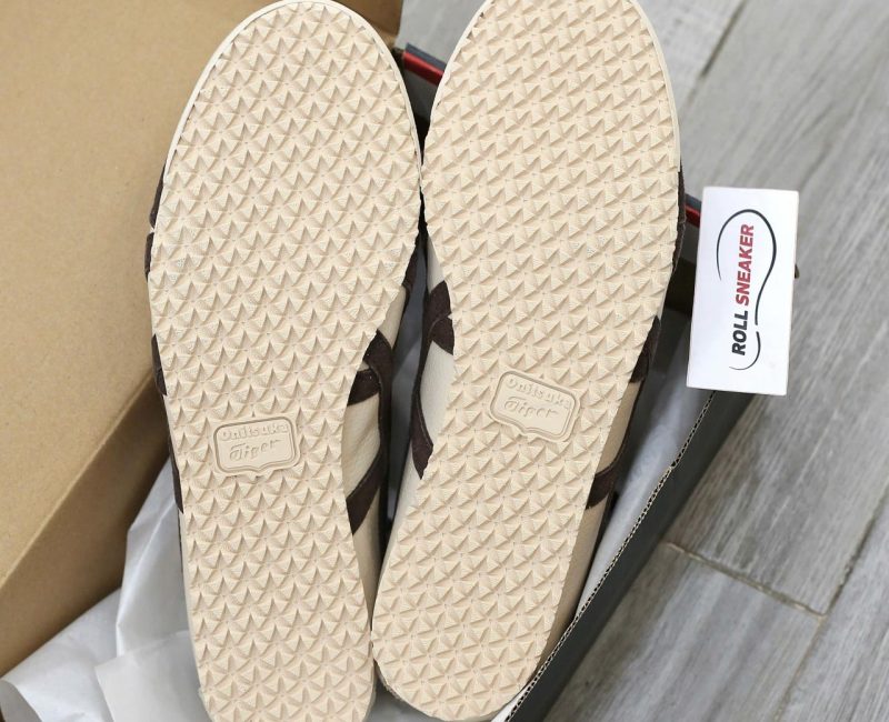 Giày Onitsuka Tiger Mexico 66 Beige Chocolate Brown