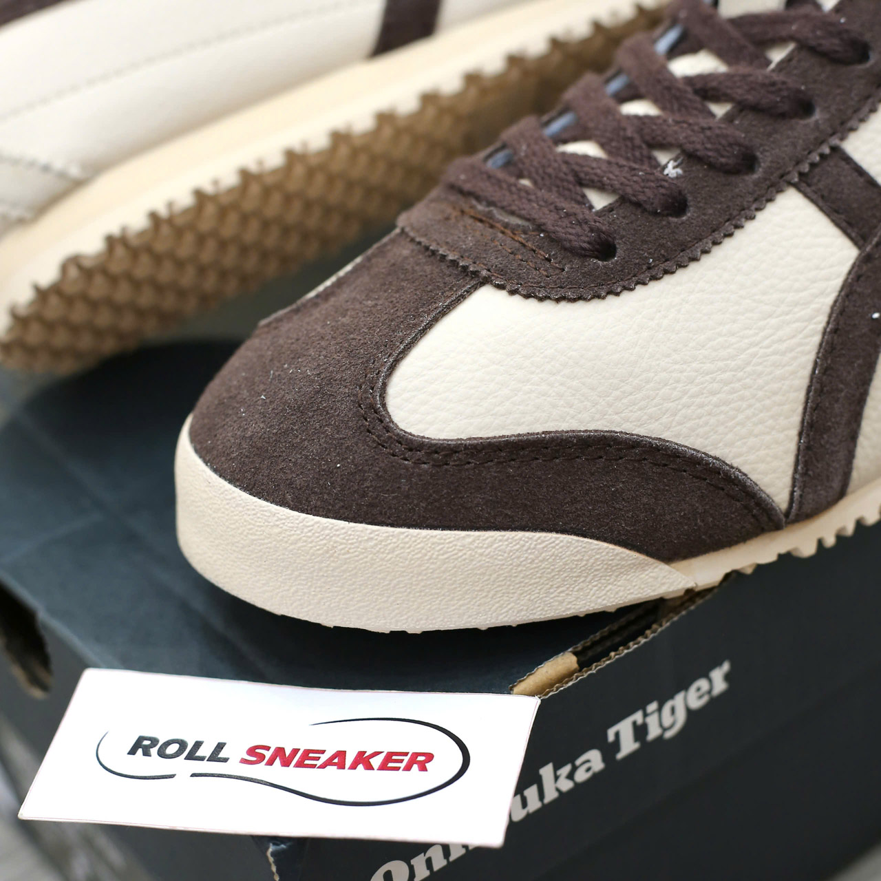 Giày Onitsuka Tiger Mexico 66 Beige Chocolate Brown