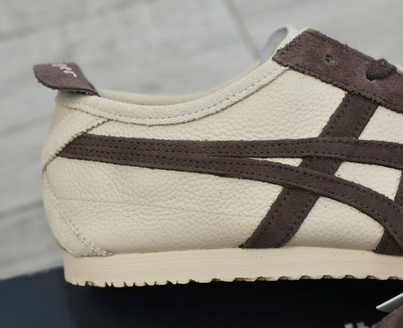 Giày Onitsuka Tiger Mexico 66 Beige Chocolate Brown Real