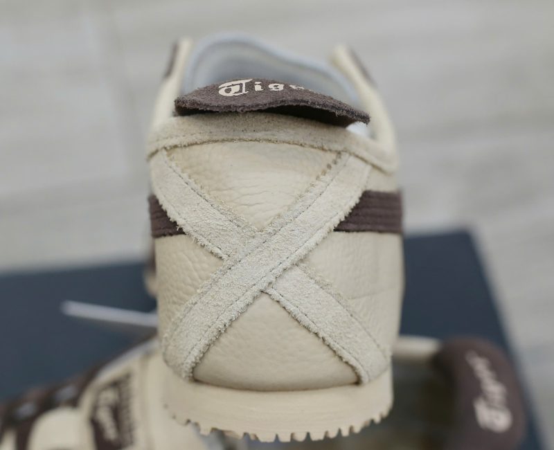 Giày Onitsuka Tiger Mexico 66 Beige Chocolate Brown Real
