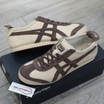 Giày Onitsuka Tiger Mexico 66 Beige Chocolate Brown Real