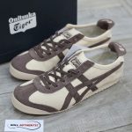 Giày Onitsuka Tiger Mexico 66 Beige Chocolate Brown Real