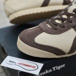 Giày Onitsuka Tiger Mexico 66 Beige Chocolate Brown Real