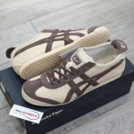 Giày Onitsuka Tiger Mexico 66 Beige Chocolate Brown Real