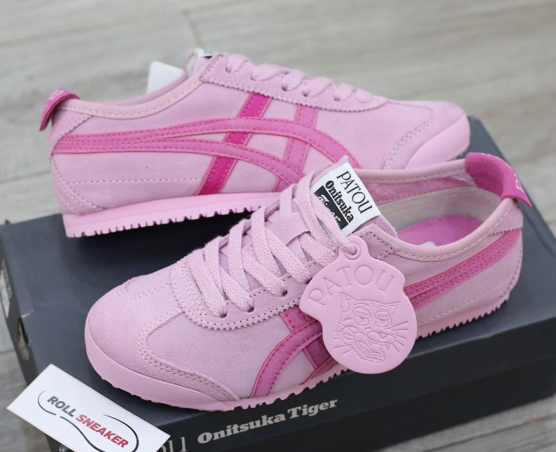 Giày Onitsuka Tiger Patou Mexico 66 Cotton Candy Bright Rose Best Quality