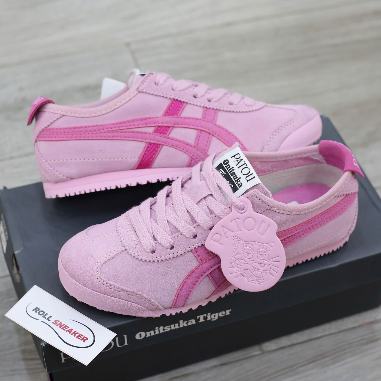 Giày Onitsuka Tiger Patou Mexico 66 Cotton Candy Bright Rose Best Quality