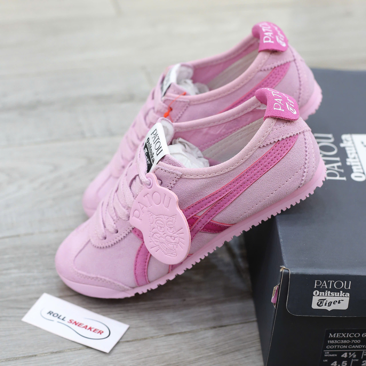 Giày Onitsuka Tiger Patou Mexico 66 Cotton Candy Bright Rose Best Quality