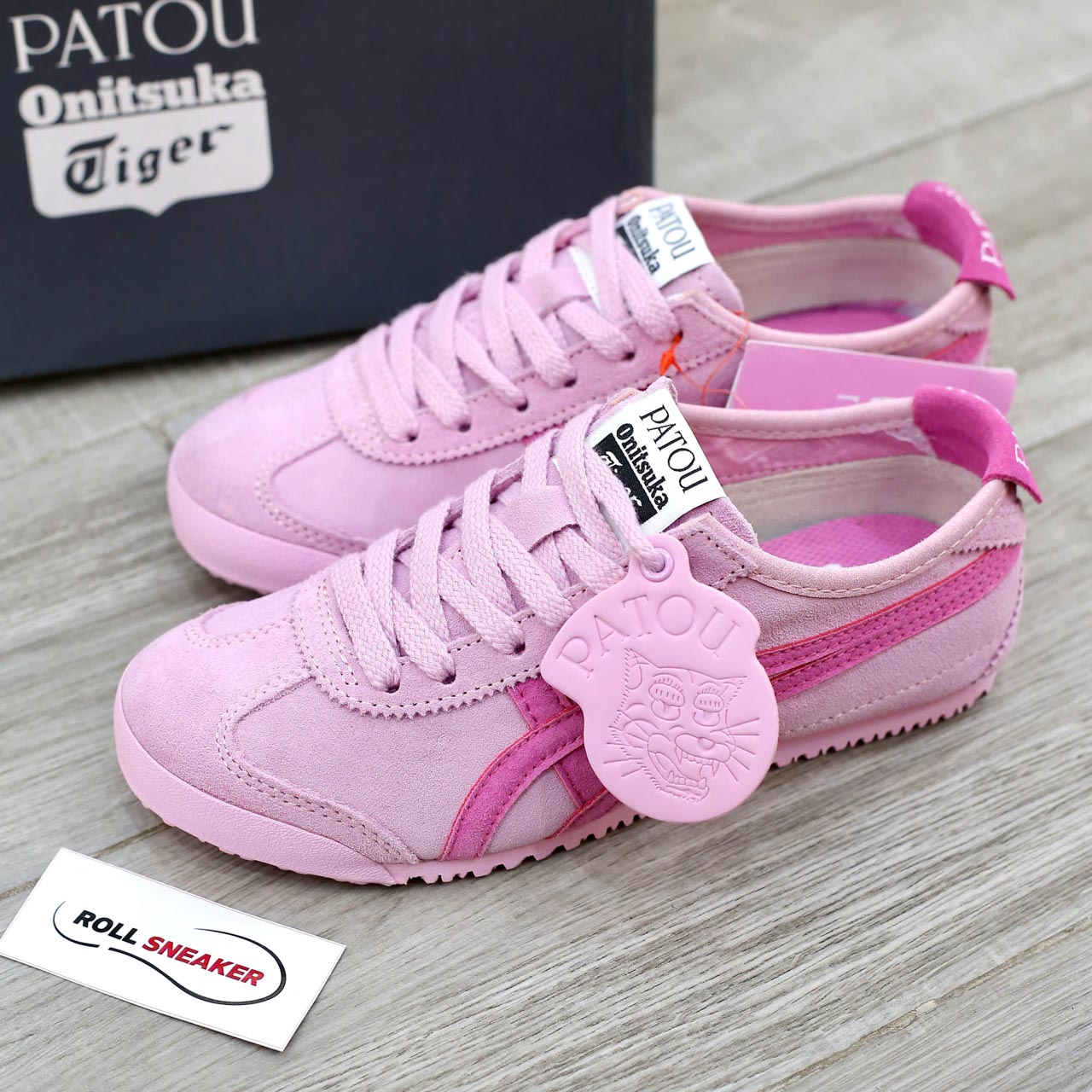 Giày Onitsuka Tiger Patou Mexico 66 Cotton Candy Bright Rose Best Quality