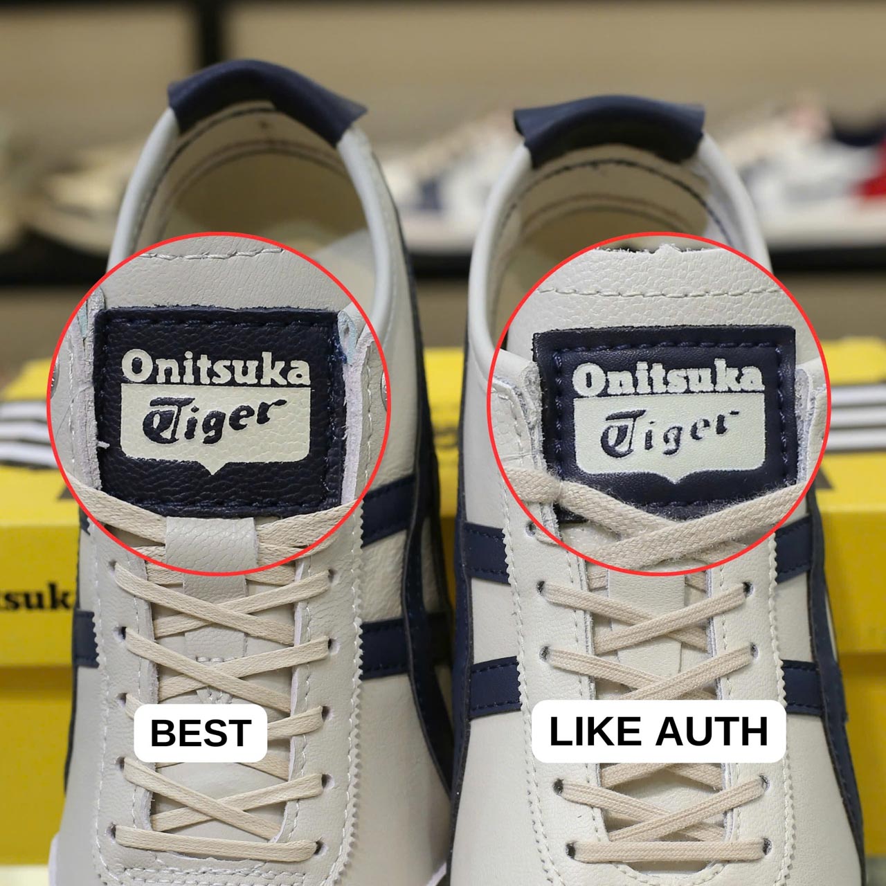 So sánh Giày Onitsuka Tiger Mexico 66 SD ‘Beige Navy’