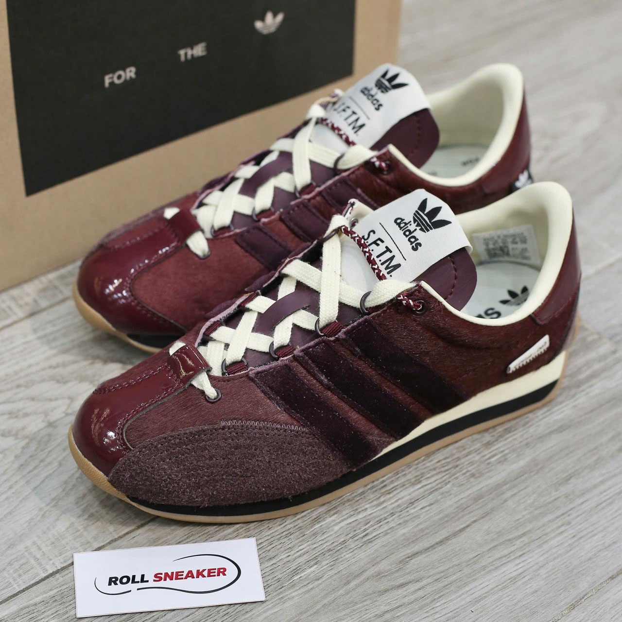 Giày Adidas x Song for the Mute Country OG 'Maroon Cream White Best Quality