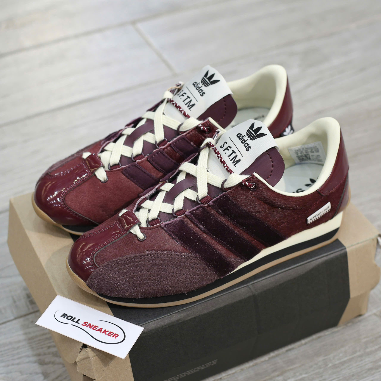 Giày Adidas x Song for the Mute Country OG 'Maroon Cream White Best Quality