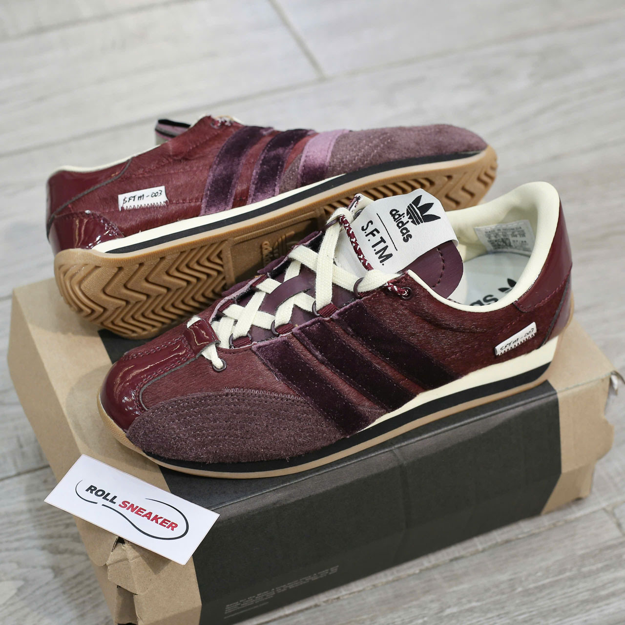Giày Adidas x Song for the Mute Country OG 'Maroon Cream White Best Quality